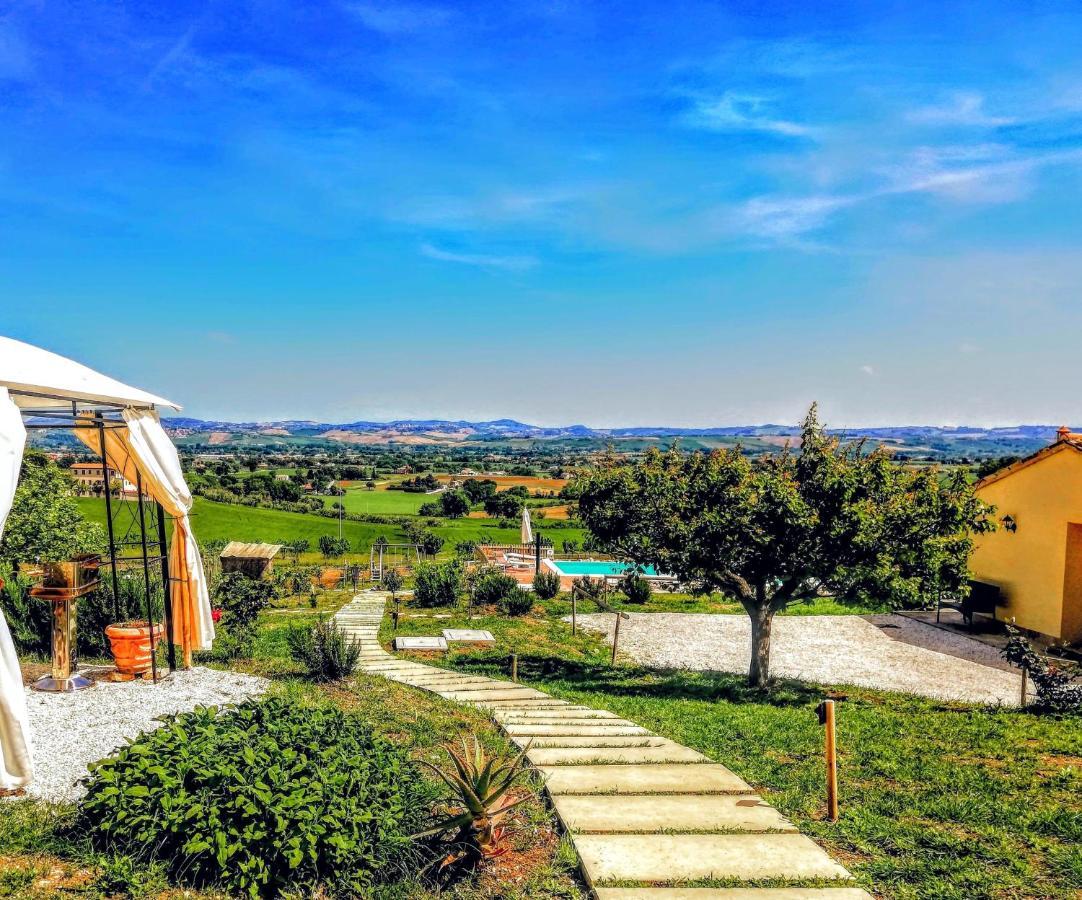 Agriturismo Rosa Antica Monte San Vito Bagian luar foto