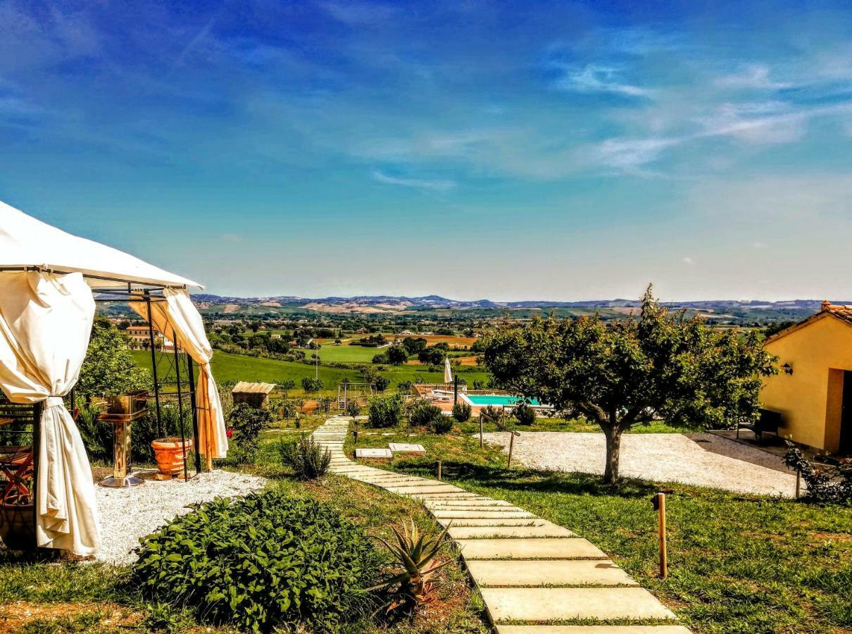 Agriturismo Rosa Antica Monte San Vito Bagian luar foto