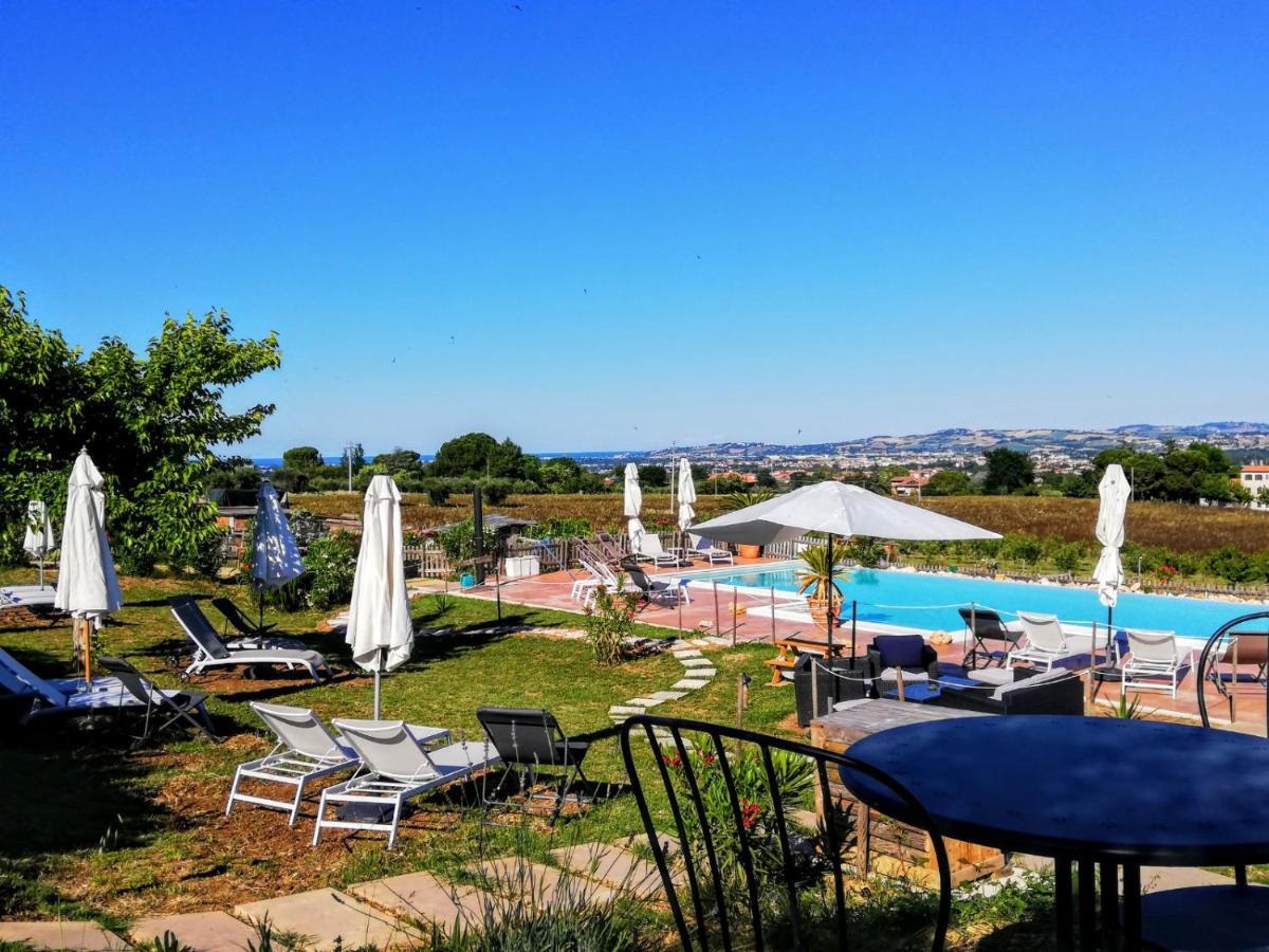 Agriturismo Rosa Antica Monte San Vito Bagian luar foto